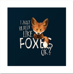 I Just Really Like Foxes, Ok? Posters and Art